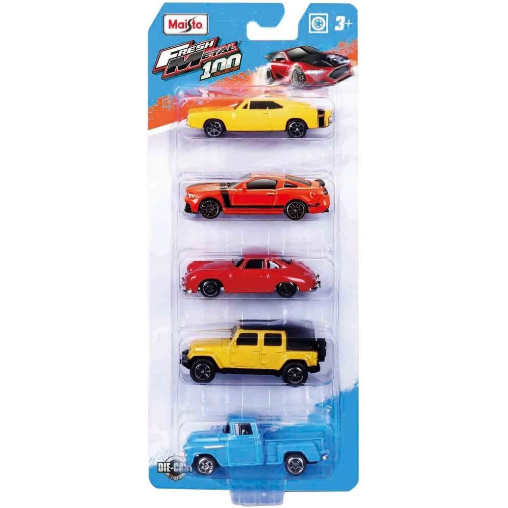 Maisto 5-Piece Fresh Metal Die Cast Car Assorted Maisto 5-Piece Fresh Metal Die Cast Car Assorted