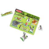 Melissa & Doug - Zoo Animals Sound Puzzle - 8 Pieces