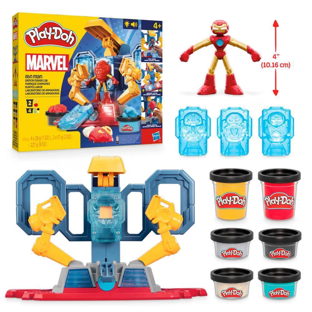 Play-Doh Marvel Iron Man Armor Maker Lab Playset with Iron Man Action Figure