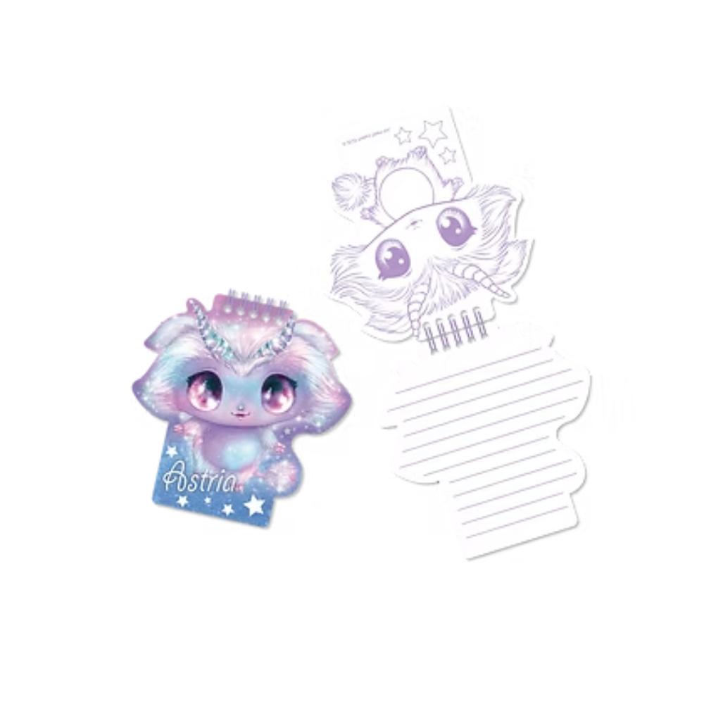 Nebulous Stars 2 in 1 Fuzzy Notebook Astria