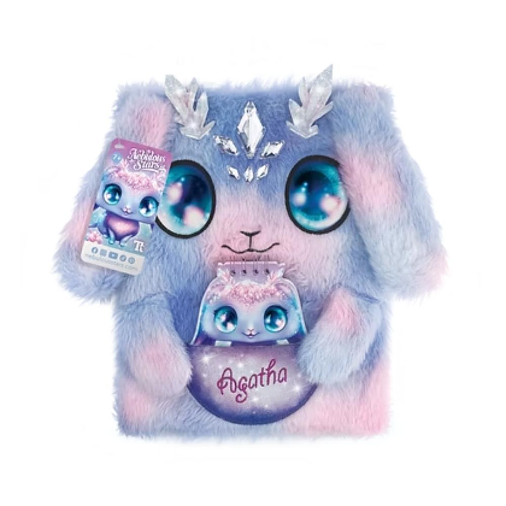 Nebulous Stars 2-in-1 Fuzzy Notebook Agatha