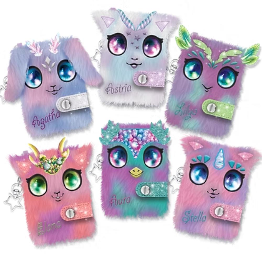 Nebulous Stars Fuzzy Mini Notebook Assorted
