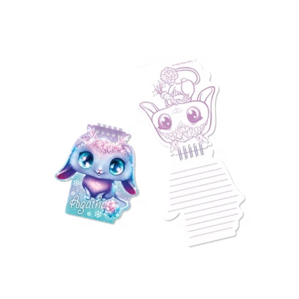 Nebulous Stars 2-in-1 Fuzzy Notebook Agatha