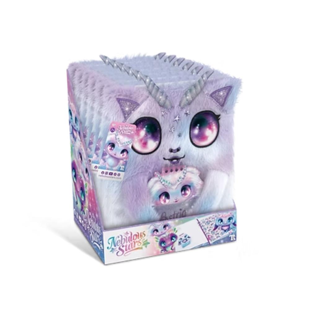 Nebulous Stars 2 in 1 Fuzzy Notebook Astria