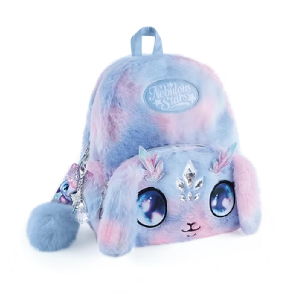 Nebulous Stars Fuzzy Backpack Purse Agatha