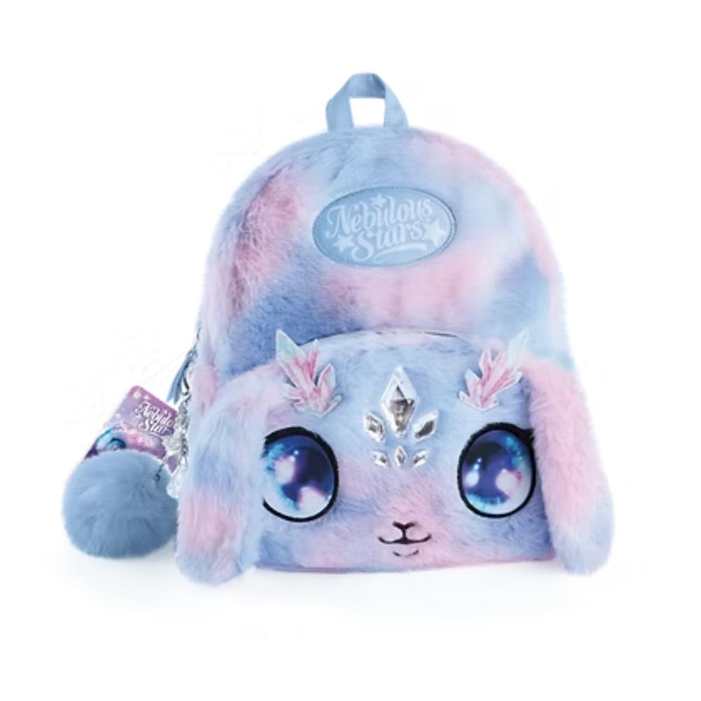 Nebulous Stars Fuzzy Backpack Purse Agatha