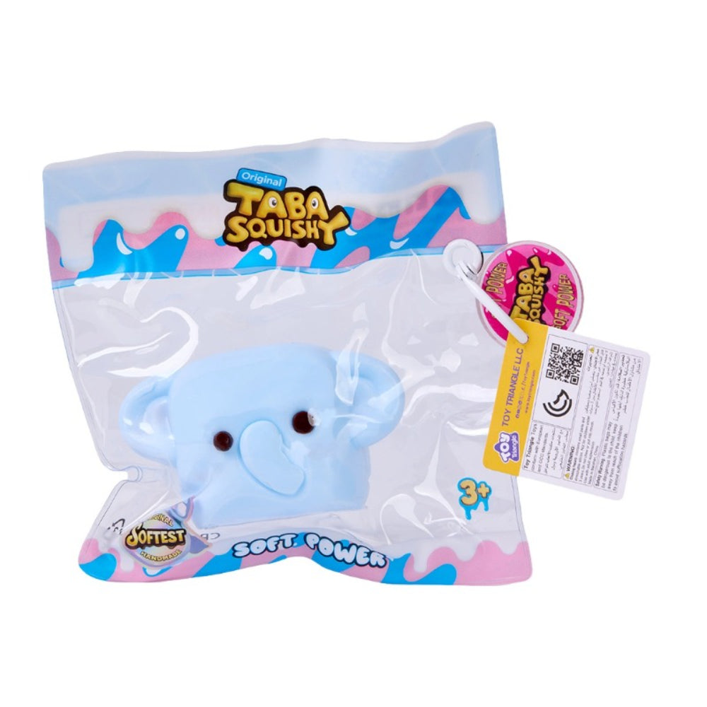 Taba Squishy Blue Elephant Cube