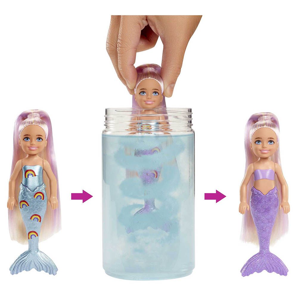 Barbie Color Reveal Chelsea Doll Rainbow Mermaid Series