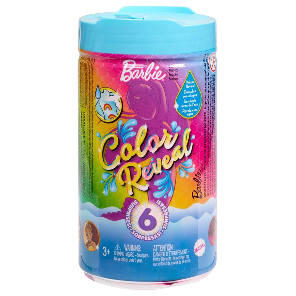 Barbie Color Reveal Chelsea Doll Rainbow Mermaid Series