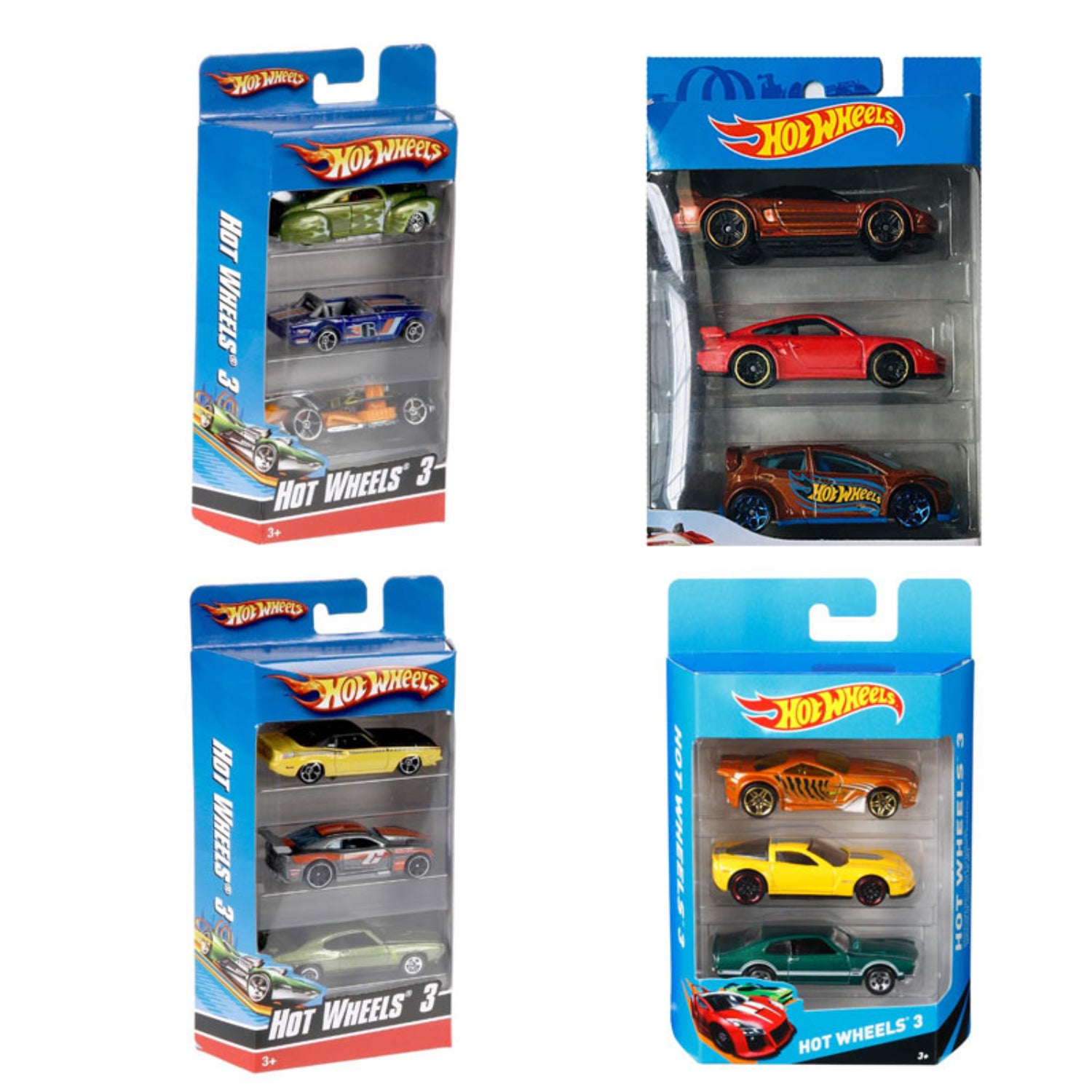 Hot Wheels Basic Car 3Pack Asst
