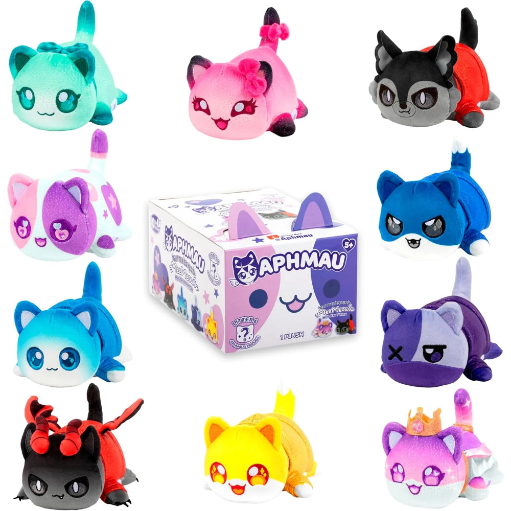 Aphmau Glitter Edition MeeMeows Mystery Plush 6-Inch
