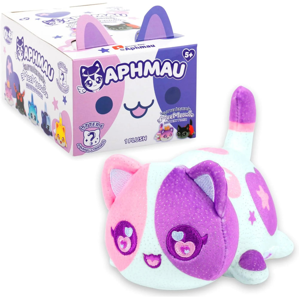 Aphmau Glitter Edition MeeMeows Mystery Plush 6-Inch