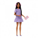 Barbie Fashionistas Doll -  Purple Stripes (autistic)