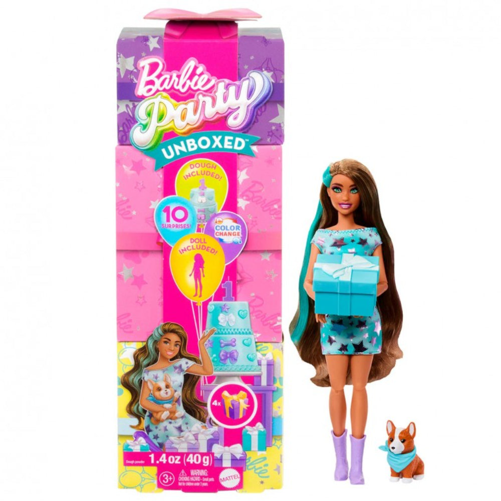 Barbie Party Unboxed Reveal Glam Party Series Assorted