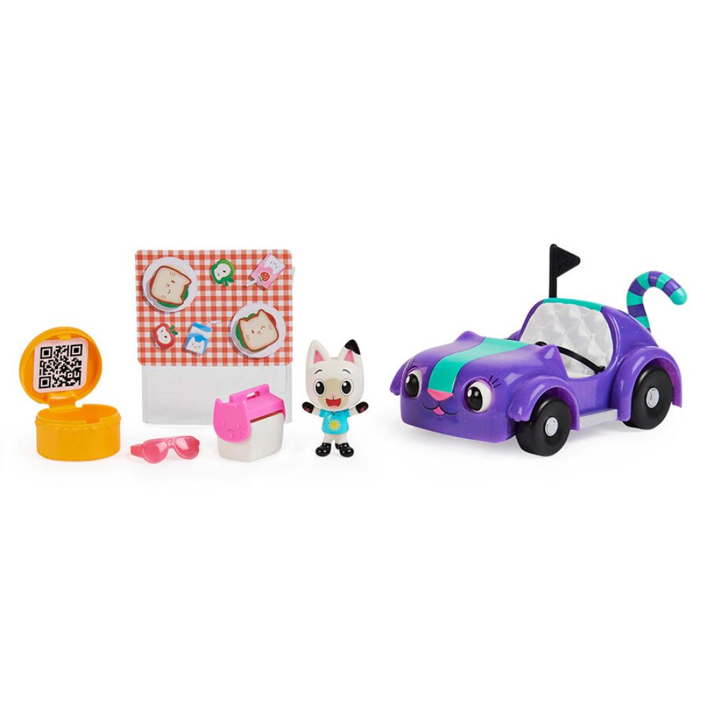 Gabby's Dollhouse Carlita & Pandy Paws Picnic Vehicle