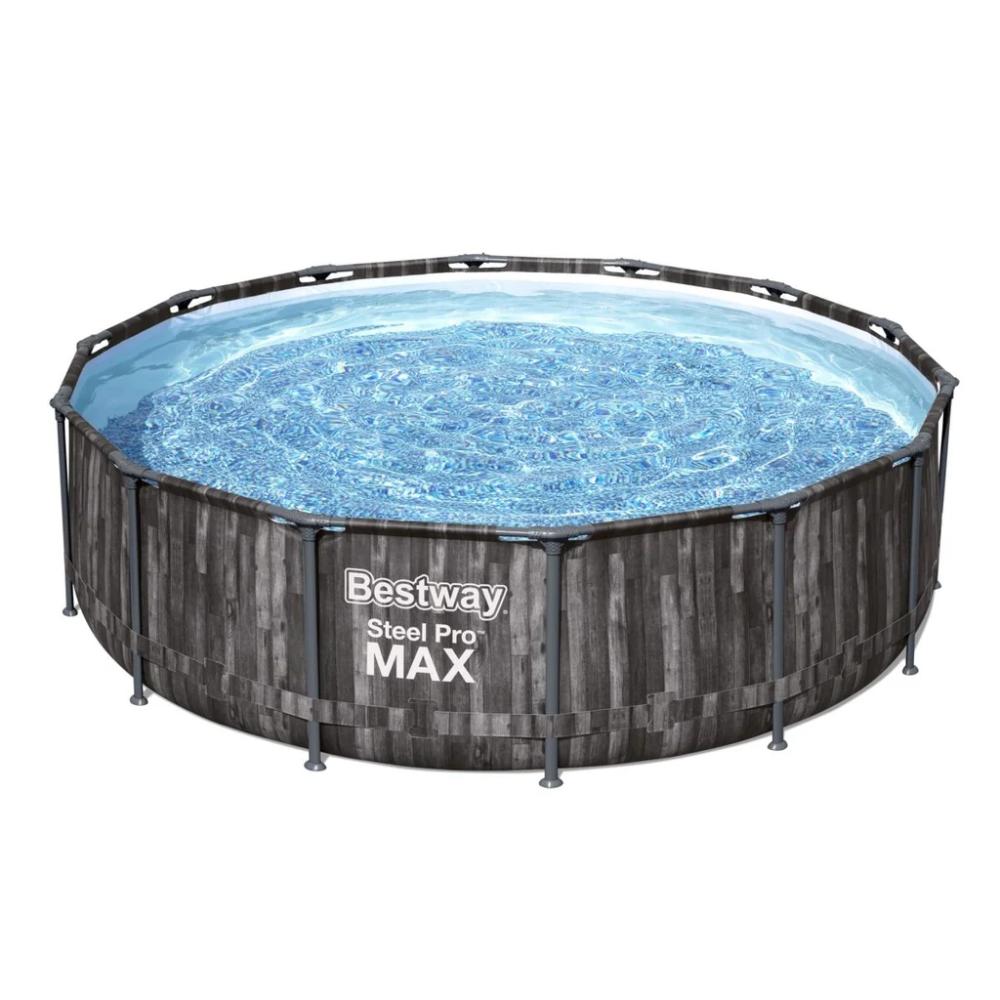Bestway Steel Pro Max 12Ft X 39.5In/3..66M X 1.00M Pool Set. Bestway Steel Pro Max 12Ft X 39.5In/3..66M X 1.00M Pool Set.