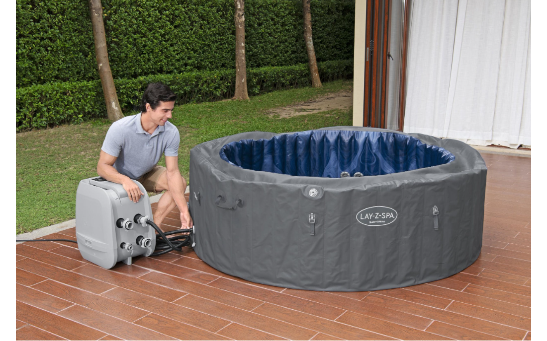 Bestway 85"X31.5"/2.16M X 80Cm Santorini Hydrojet Pro