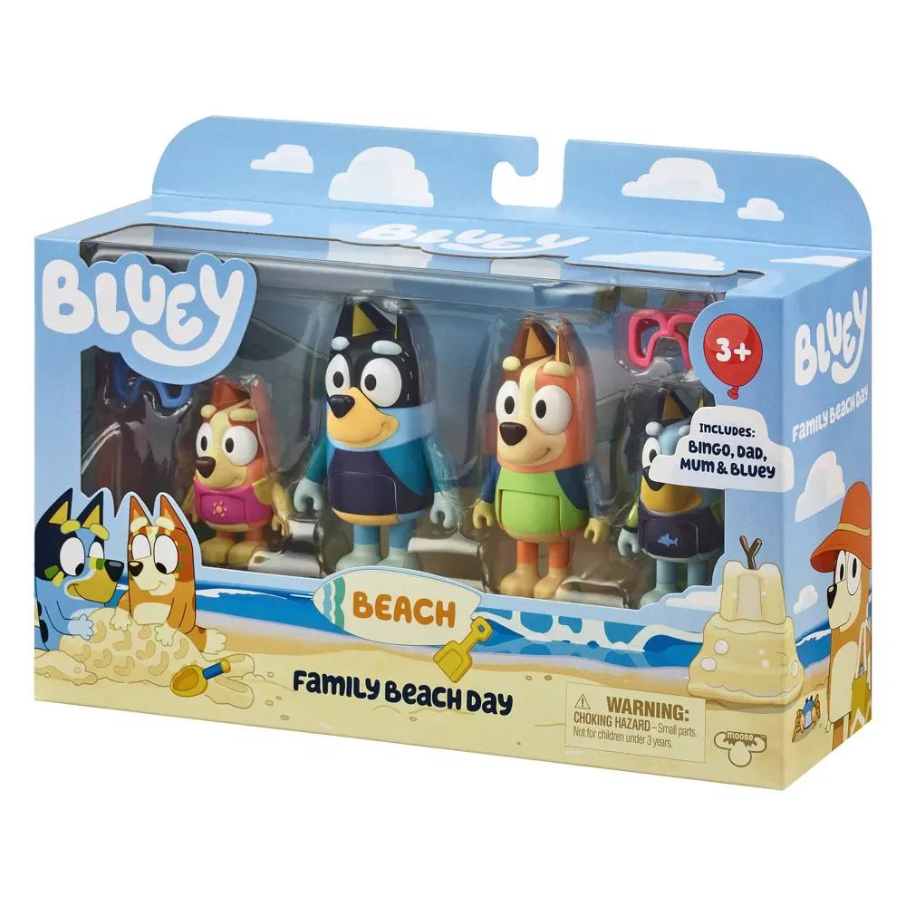 Bluey Beach S9 Figure 4Pack