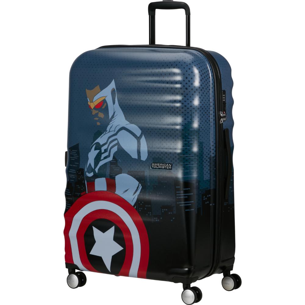 American Tourister Wave Breaker Disney Spinner 77Cm Marvel Captain America City
