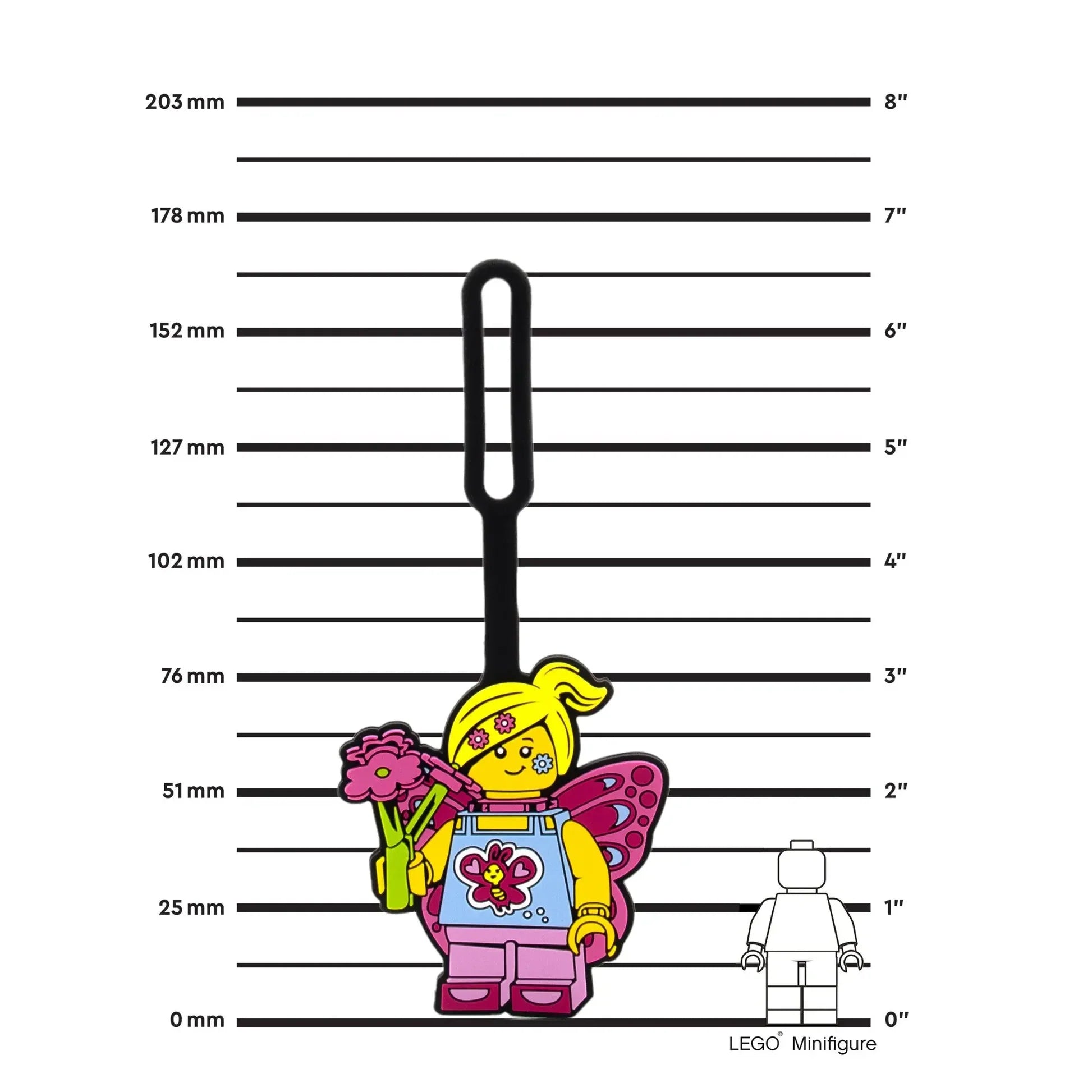 IQ52853 Lego Butterfly G Bag Tag