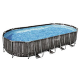 Bestway 24' x 12' x 48"/7.32m x 3.66m x 1.22m Oval Pool Set