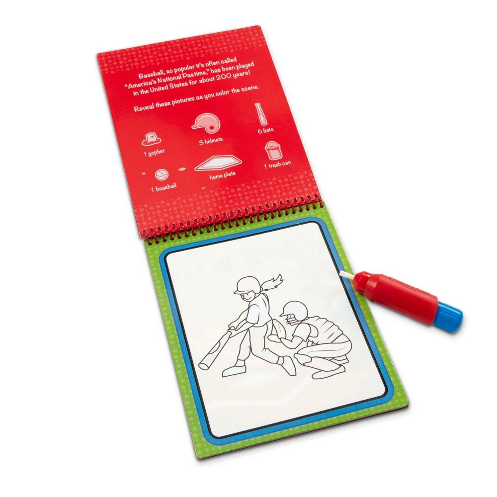 Melissa & Doug On the Go Water WOW!® Water-Reveal Activity Pad – Sports