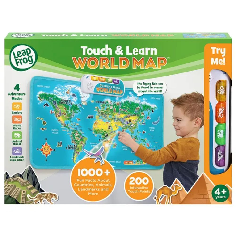 Leapfrog Touch & Learn World Map Board