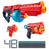 X Shot Combo Pack Turbo Fire & Fury 4 & Micro with 48 Foam Darts