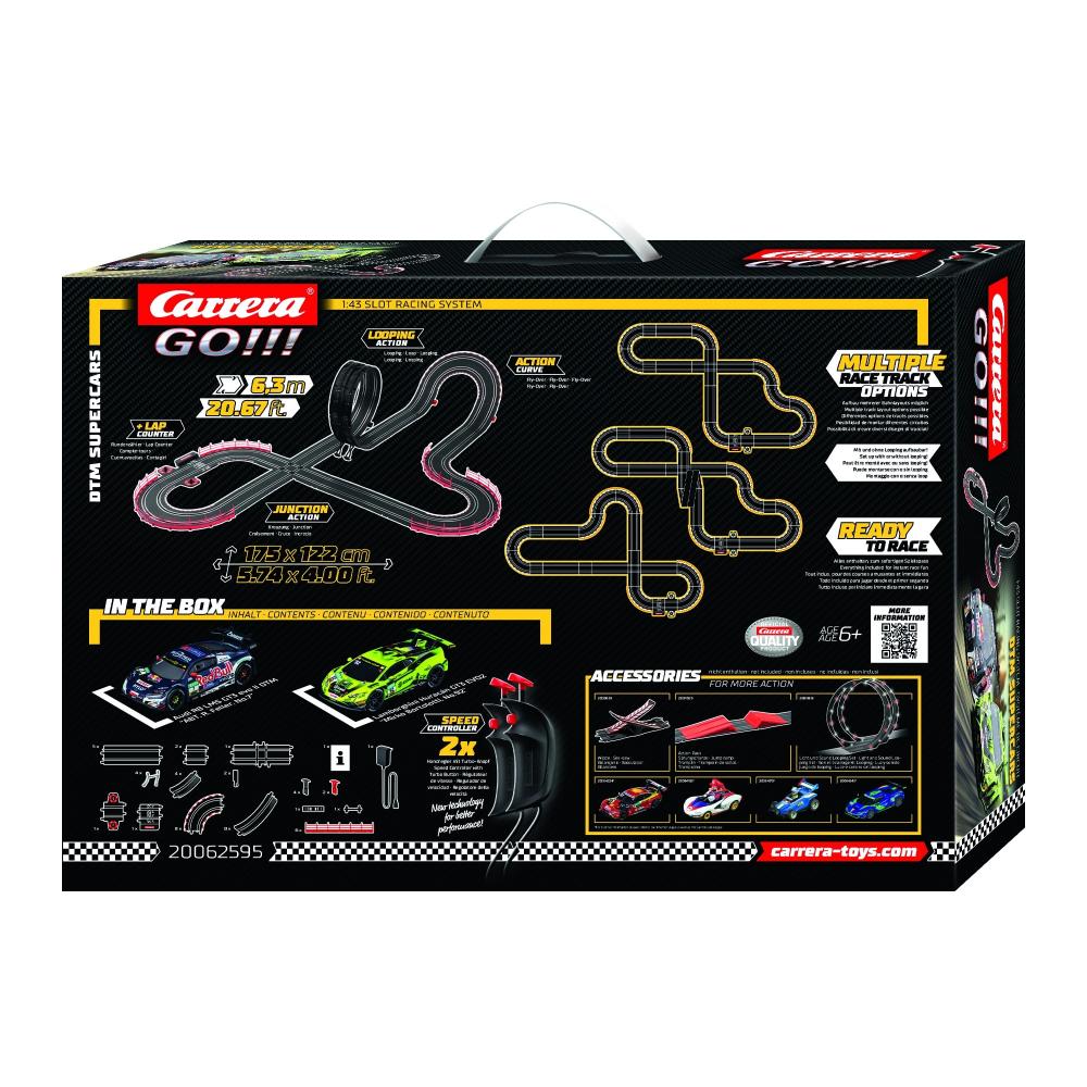 Carrera GO!!! DTM Supercars 1:43 Slot Car Racing Set Carrera GO!!! DTM Supercars 1:43 Slot Car Racing Set