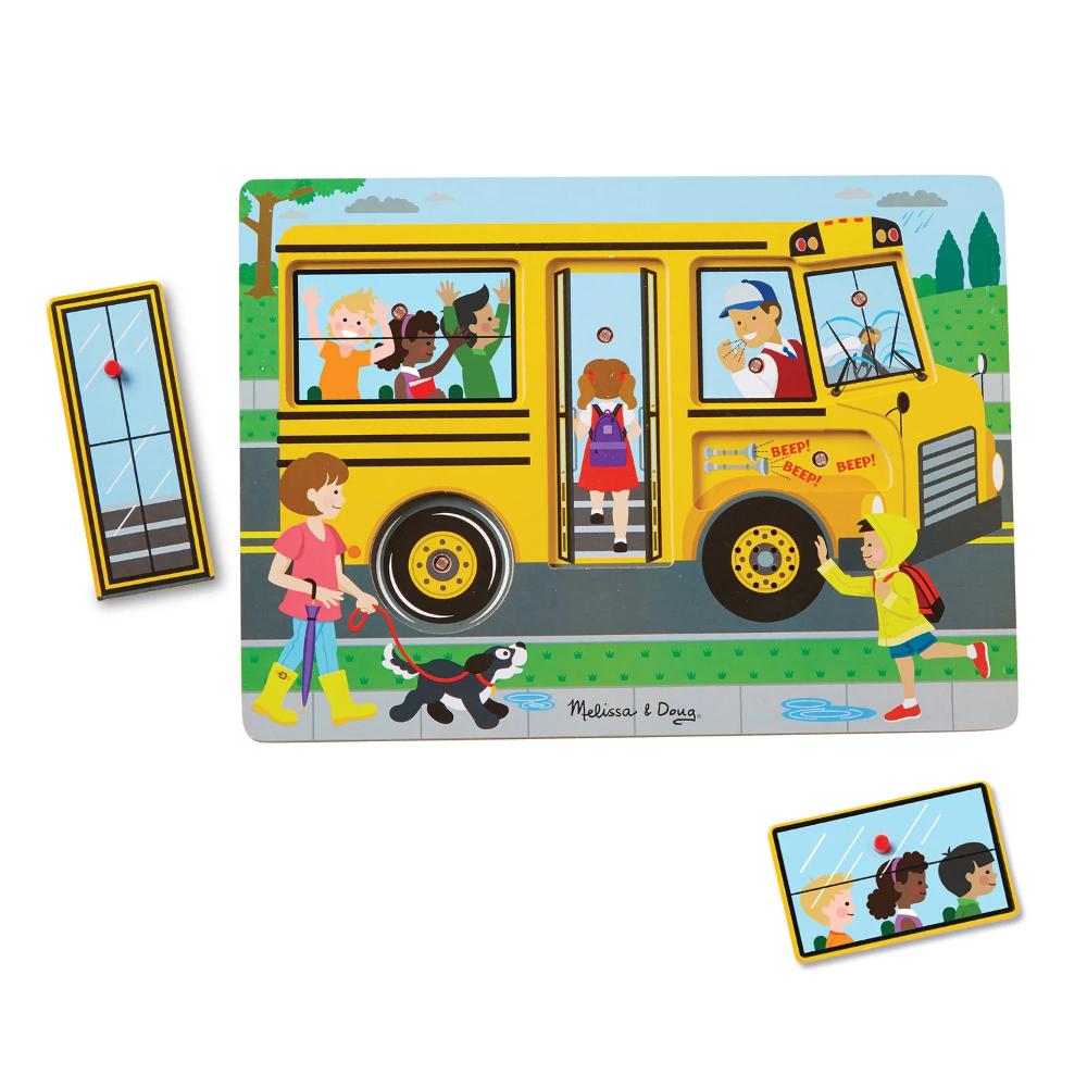Melissa & Doug The Wheels on the Bus Sound Puzzle