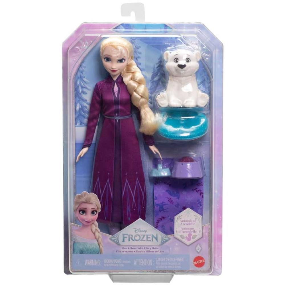 Disney Frozen Elsa Fashion Doll & Polar Bear Cub Figure