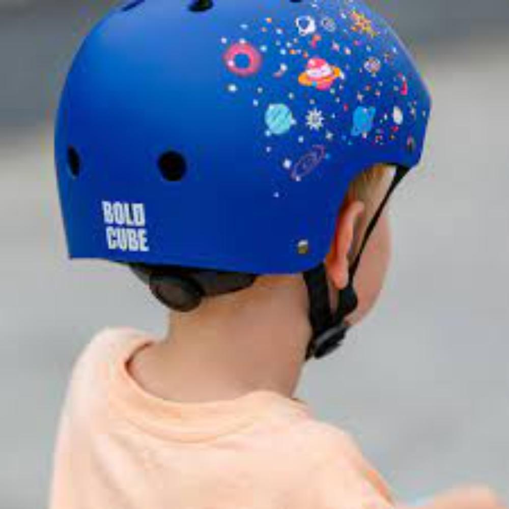 Bold Cube Helmet Blue