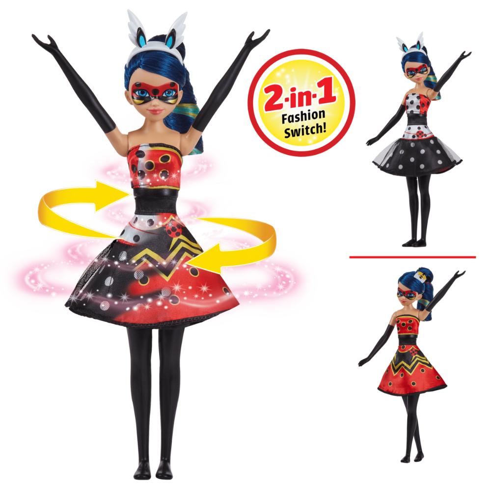 Miraculous Hero Switch Pennybug & Beebug Doll