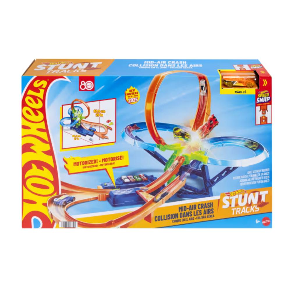 Hot Wheels Stunt Tracks Mid-AIr Crash Playset Hot Wheels Stunt Tracks Mid-AIr Crash Playset