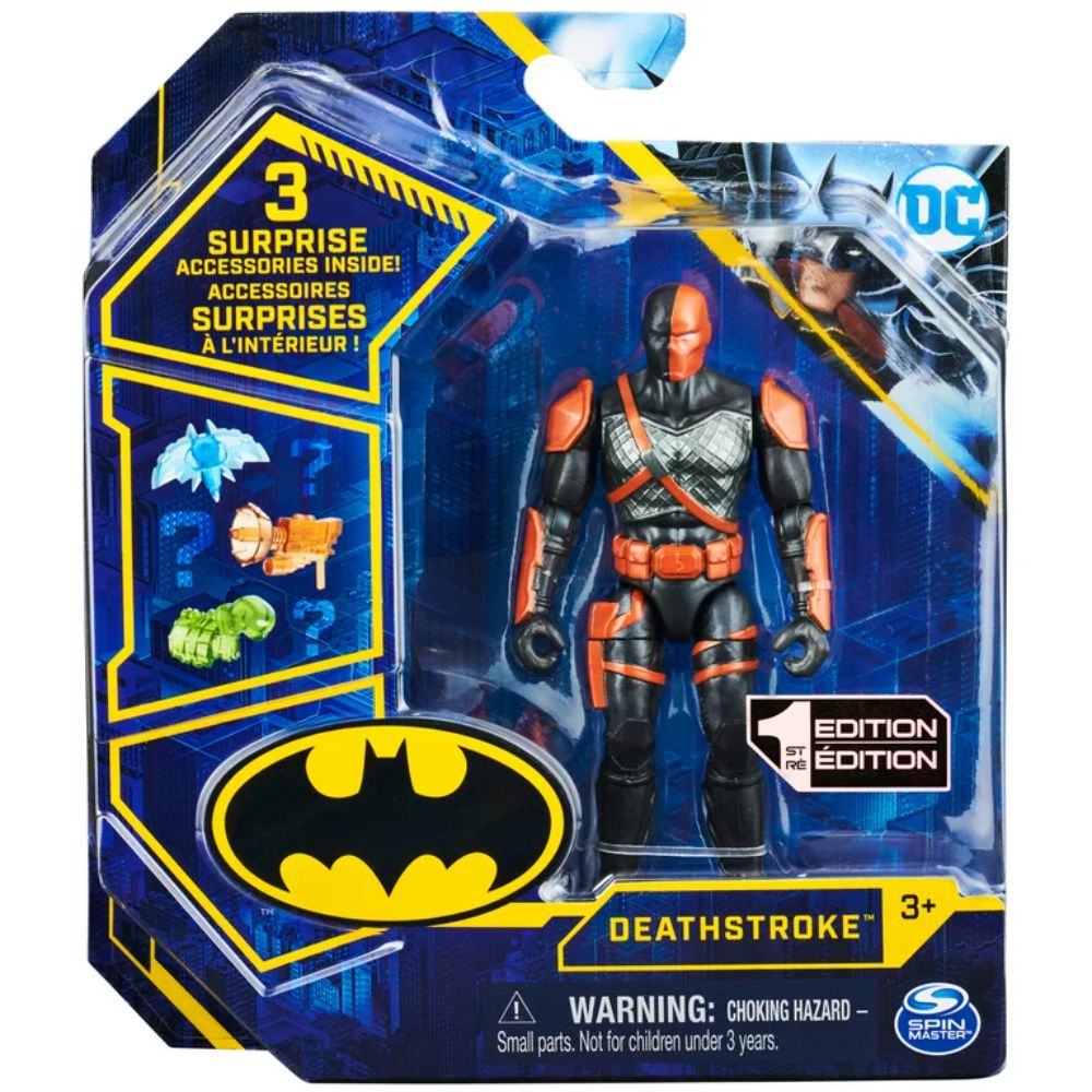 Batman 4 inch Action Figure with 3 Mystery Accessories Assorted