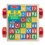 Melissa & Doug Classic ABC Block Cart