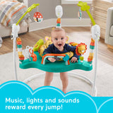 Fisher-Price Jumperoo Leopard Baby Activity Centre