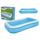 Bestway Deluxe Blue Rectangular Family Pool 05M X 1.83M X 56Cm