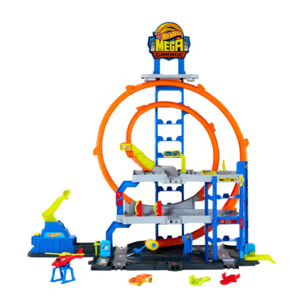 Hot Wheels City New Mega Loop Garage Playset Hot Wheels City New Mega Loop Garage Playset