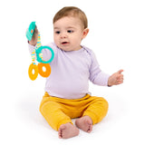 Bright Starts Perfect Pair 2IN1 Teether Toy Coffee Donut Avocado Assorted