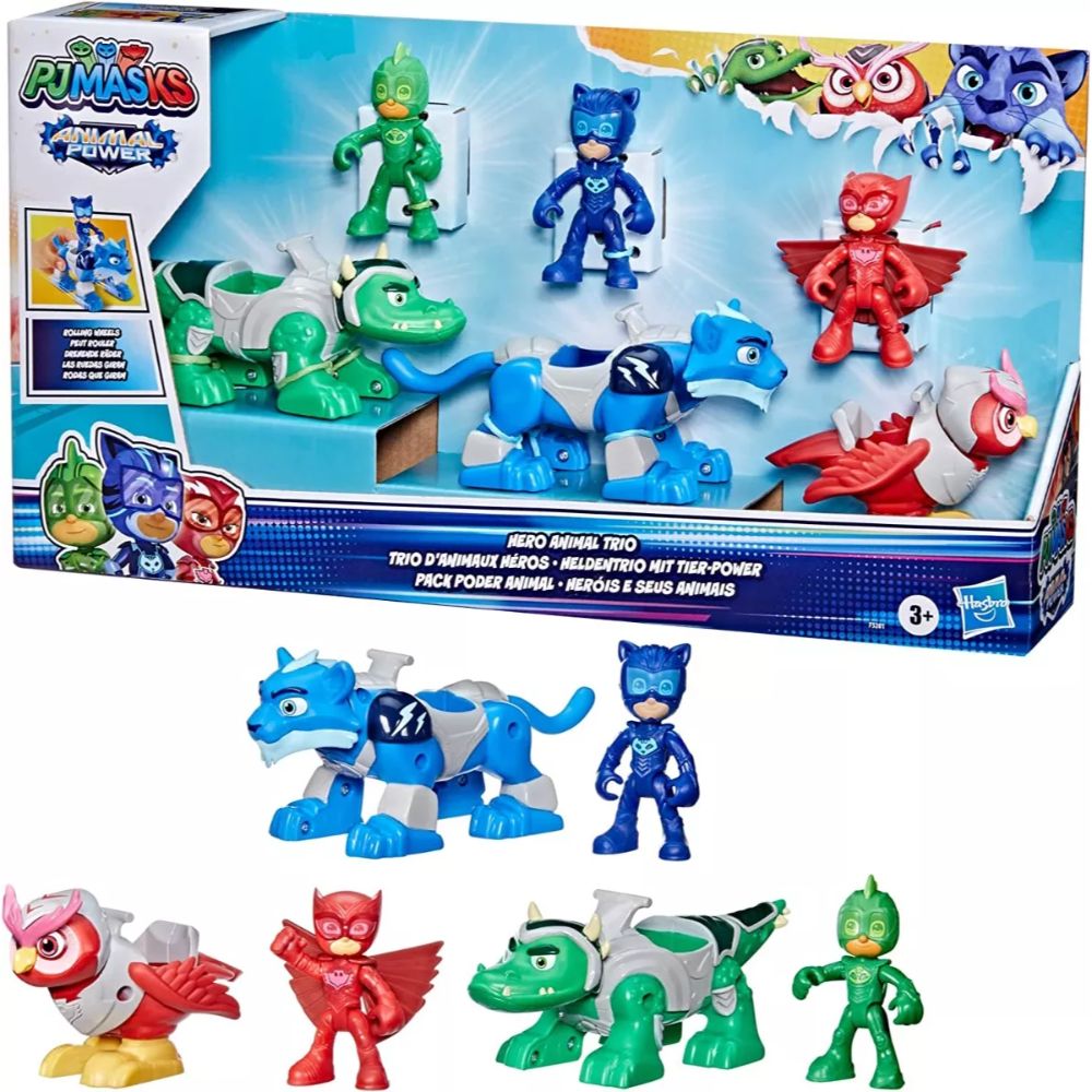 PJ Masks - Animal Power: Hero Animal Trio