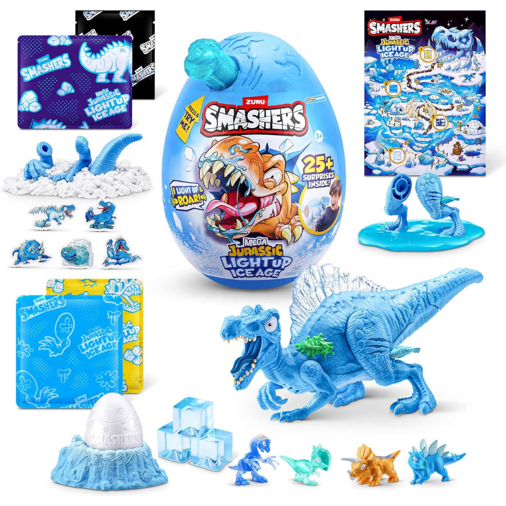 Smashers Dino Ice Age Light Up Mega Egg