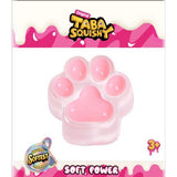 Taba Squishy Transparent Pink Paw