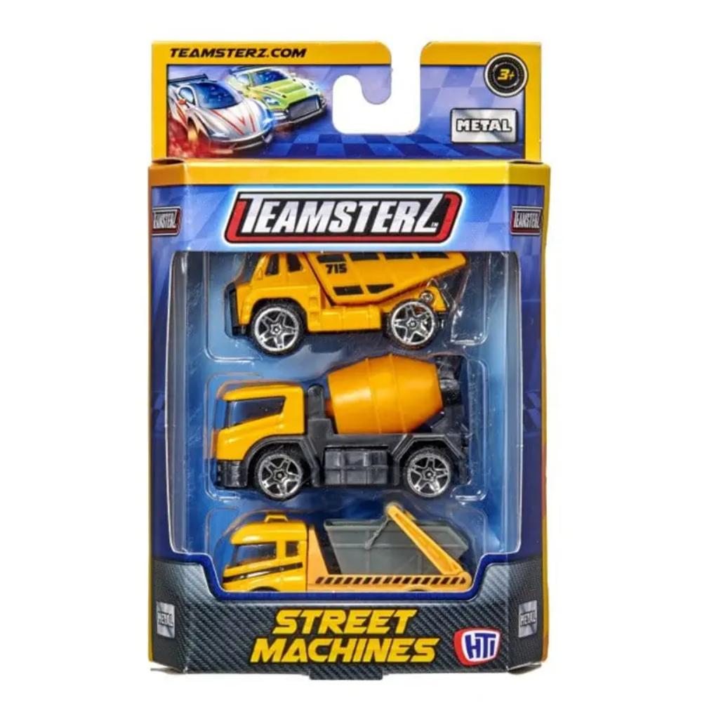 Teamsterz Die Cast 3 Pack Assorted