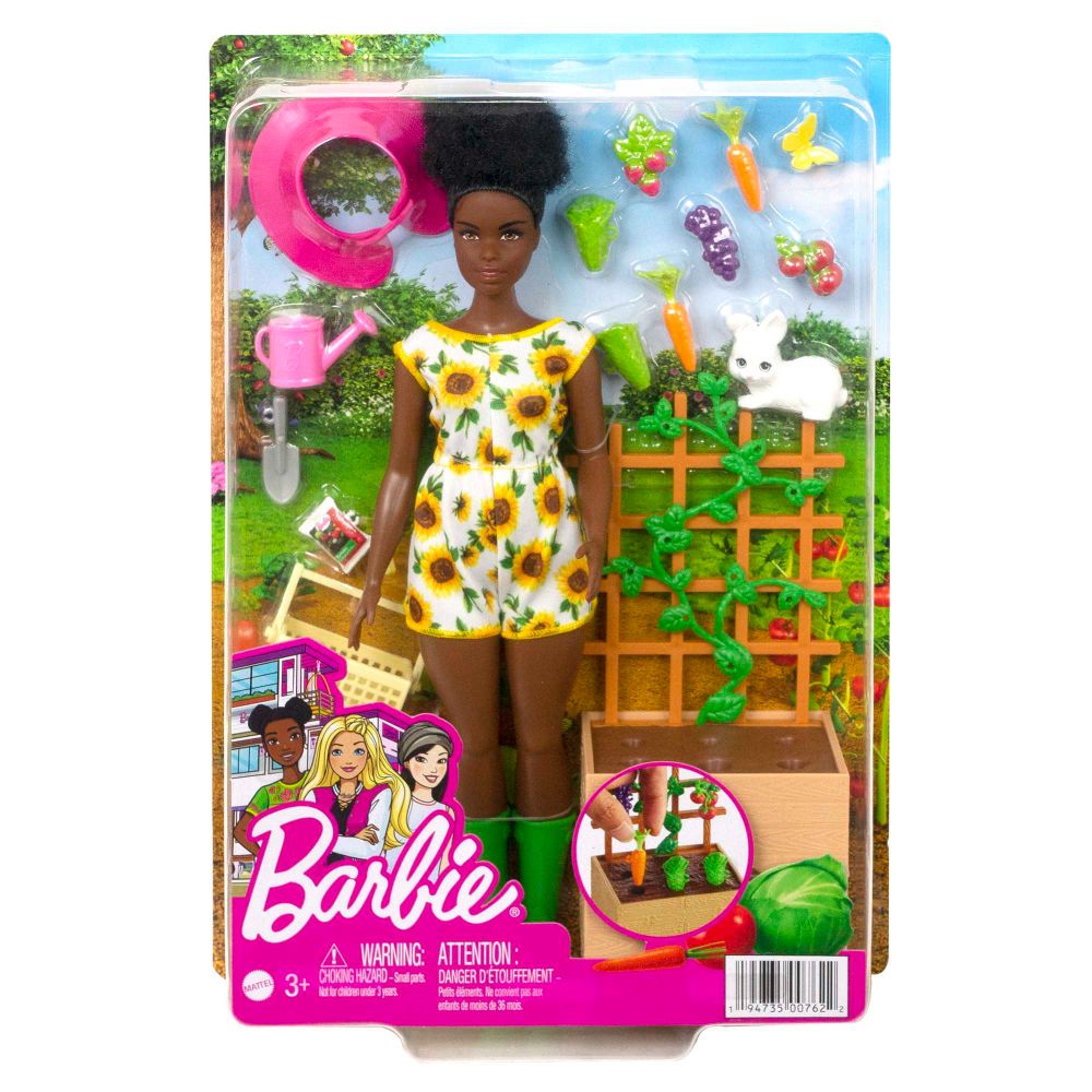 Barbie Doll Piece Count Gardening with Pet
