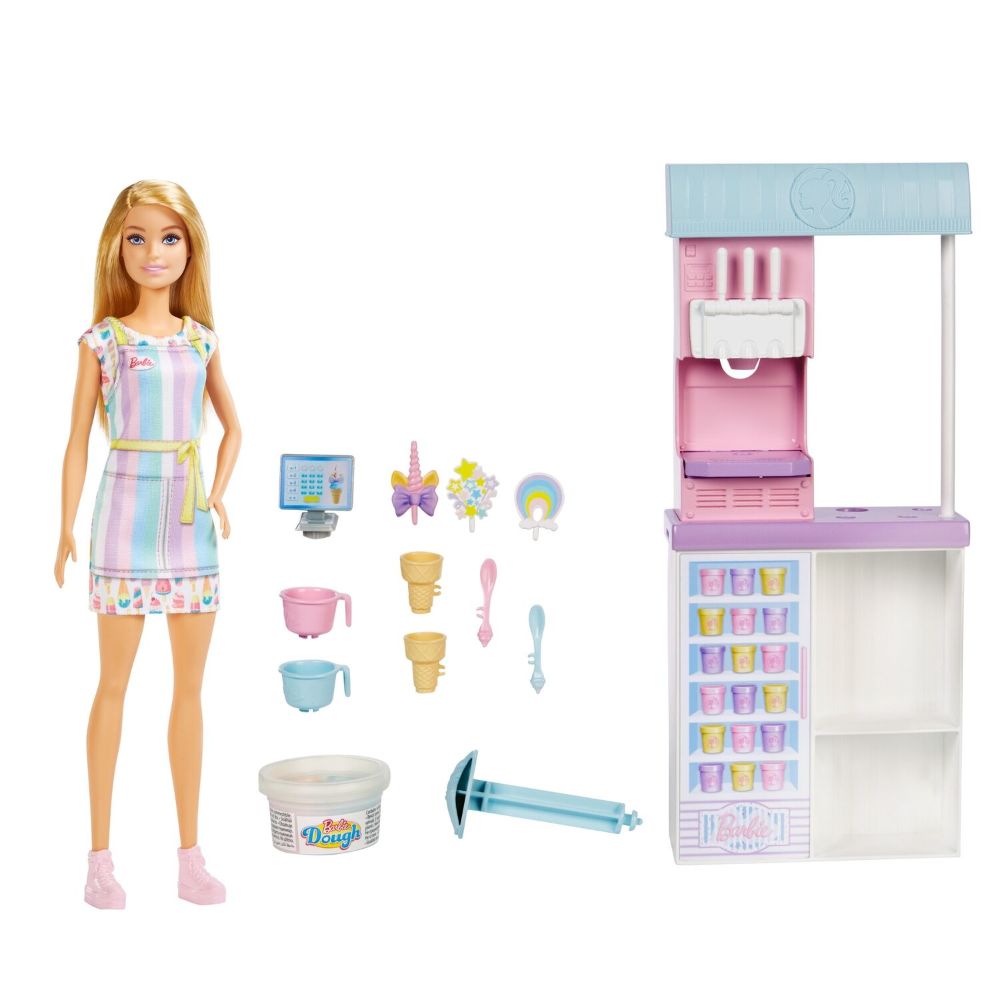 Barbie Ice Cream Shopkeeper Playset Barbie Ice Cream Shopkeeper Playset