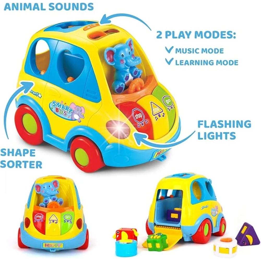 Hola Clever Coupe Bus Toy