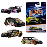 Hot Wheels Themed Neon Speeders Asst