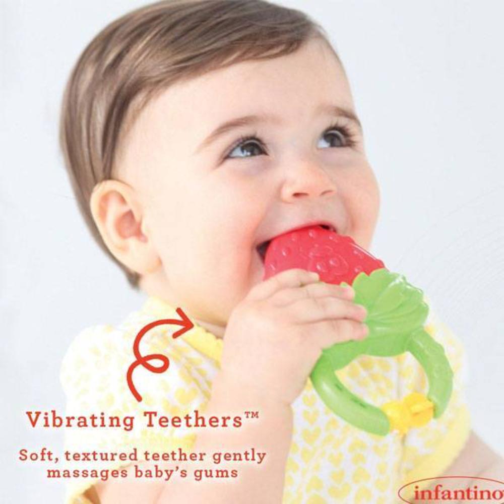 Infantino Vibrating Teether Strawberry