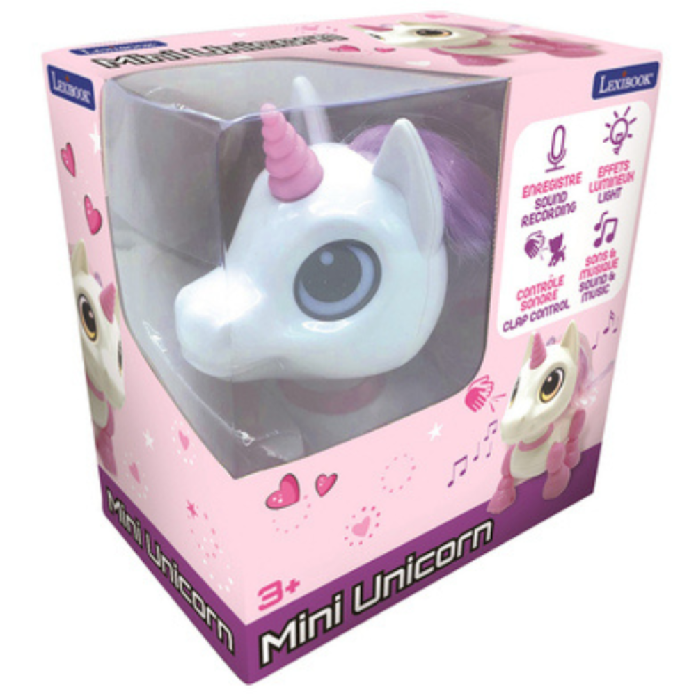 Robo2 Unipower Unicorn Robot w Light Sound Effects N Voice Command